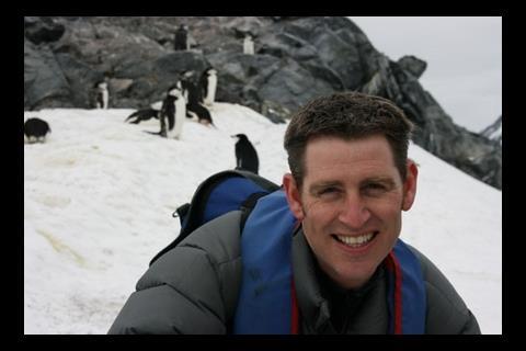 Richard Dunne on an educational trip to the Antarctica